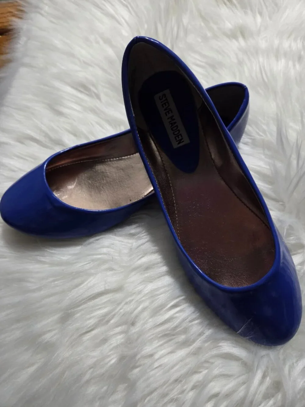 Steve Madden Blue Flats